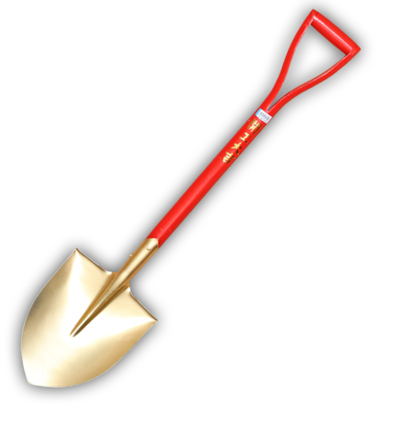 開工鏟 紅柄金肉