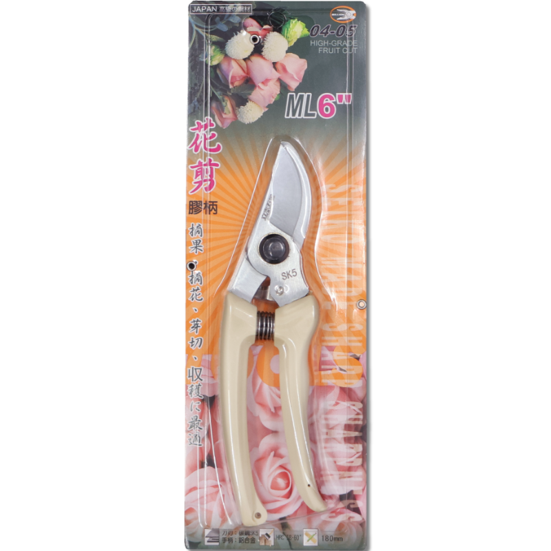 ML 膠柄花剪 6"