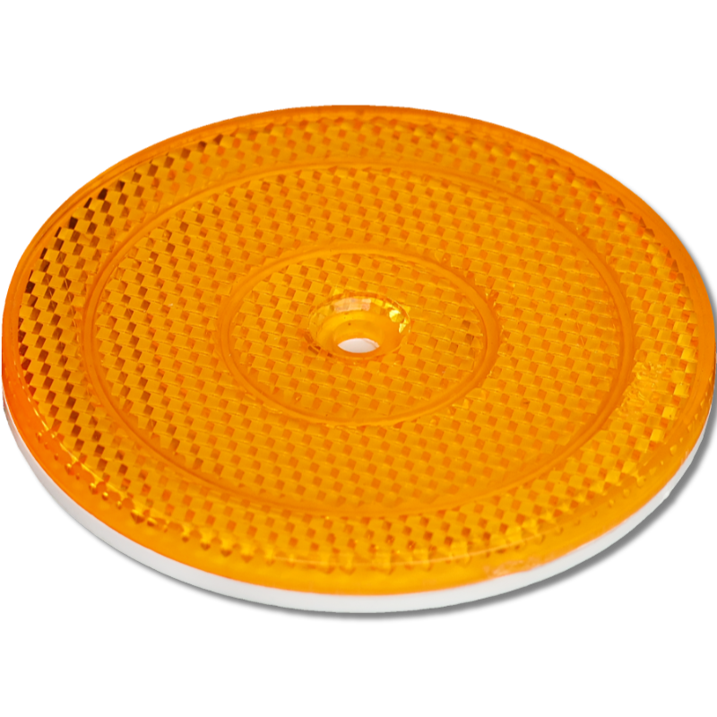 反光片  8.4cm 黃