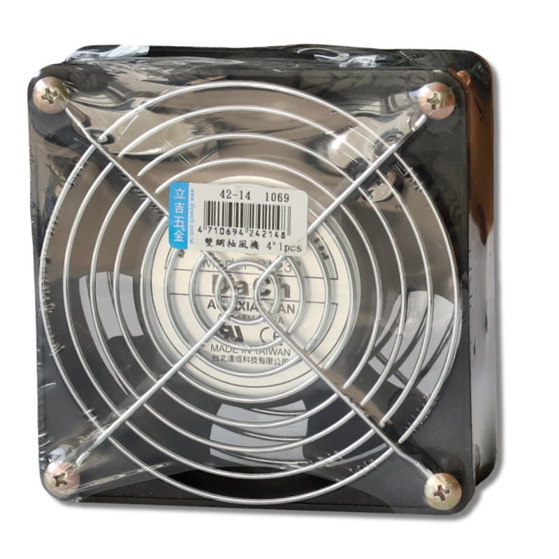 抽風機   4"  1PCS雙網