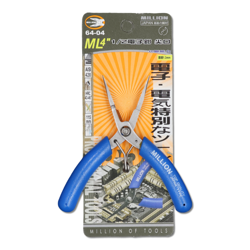ML 4 1/2 電子鉗  尖口