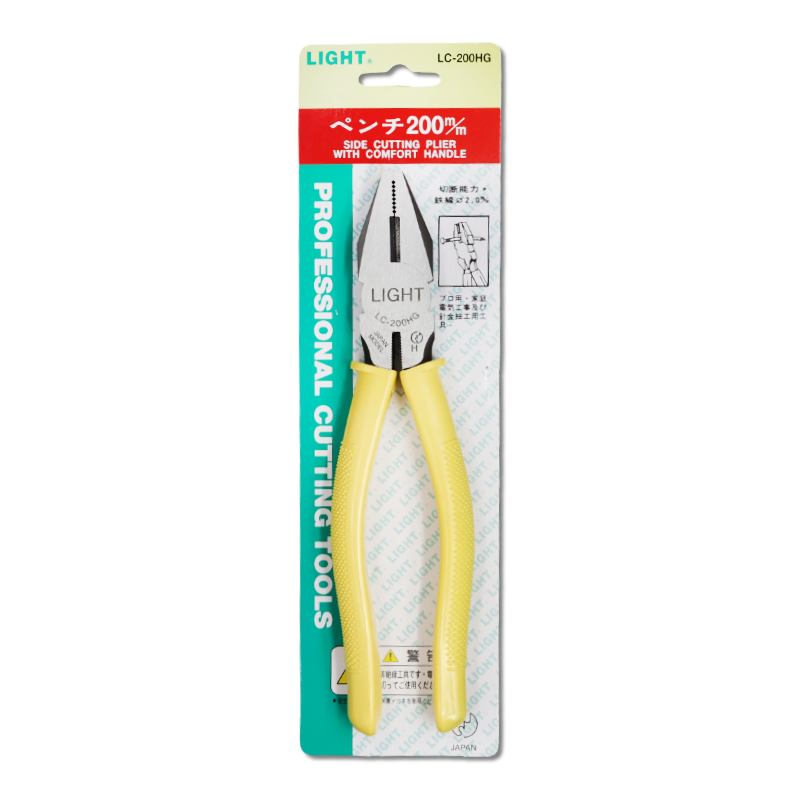 LIGHT 8" 鋼絲鉗 膠柄