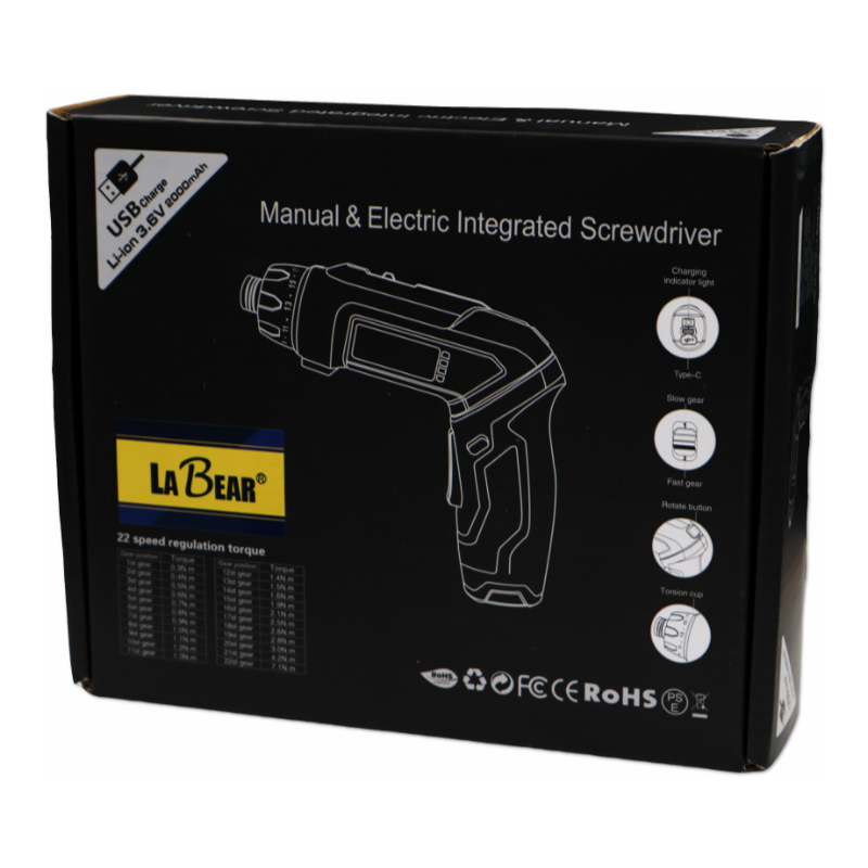 3.6V 充電鑽 LSD007