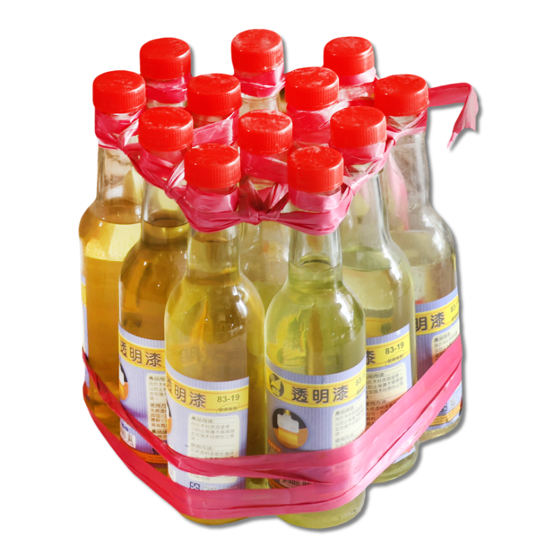 透明漆  玻璃瓶裝 (12罐)