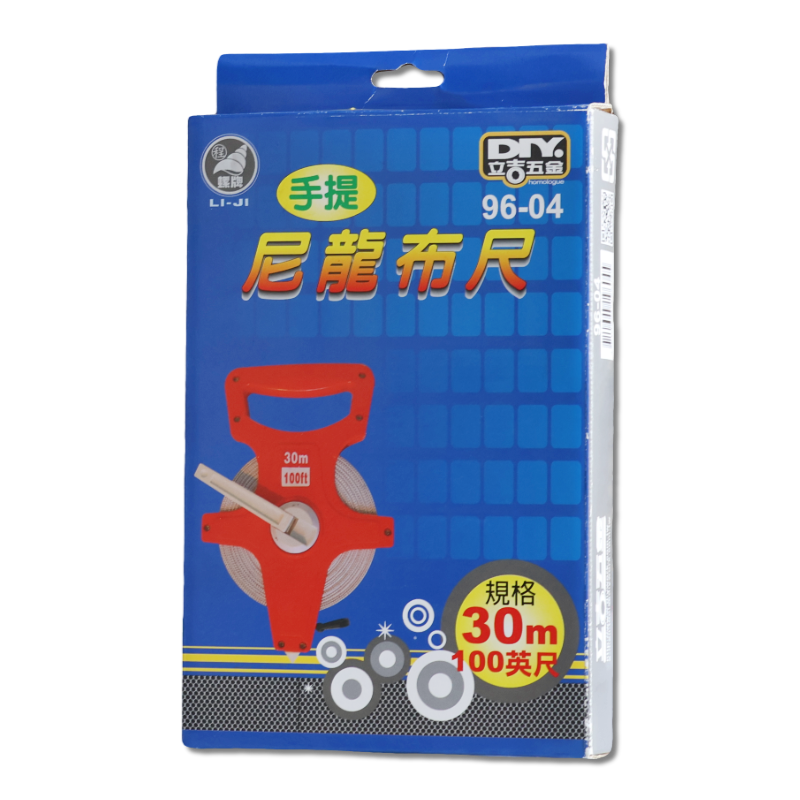 手提尼龍布尺     30米